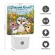 thumbnail image 2 of Puffin Rock Luz nocturna LED con sensor de anochecer a amanecer para dormitorio, baño, pasillo, escaleras - Lámpara LED nocturna de enchufe, 0.5W - 1 pieza, 2 of 6