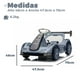 thumbnail image 2 of Auto Electrico Niños Karting Con Control, Luz Y Sonido Gris, 2 of 7