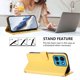 thumbnail image 4 of Funda Volteable con Diseño de Gato para Motorola MOTO G75 5G, Amarillo, 4 of 6