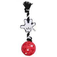 Genérico - Juguete Interactivo Para Mascotas Cuerda Y Pelota Rojo Mm