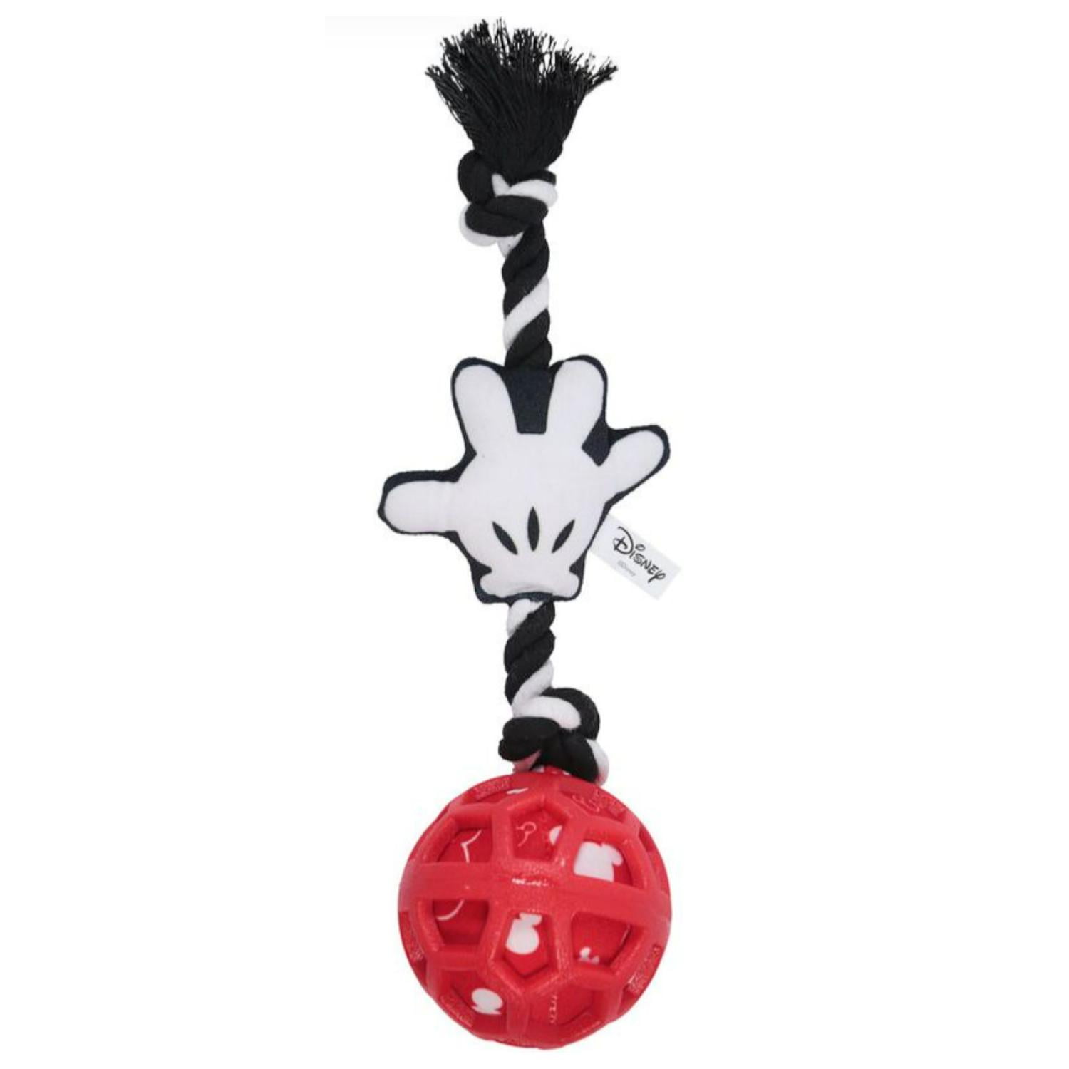 Juguete Interactivo Para Mascotas Cuerda Y Pelota Rojo MM