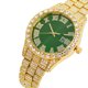 thumbnail image 2 of Reloj HUNRUY Hip Hop Iced-Out Bling Diamond Luxury para hombre, 2 of 7