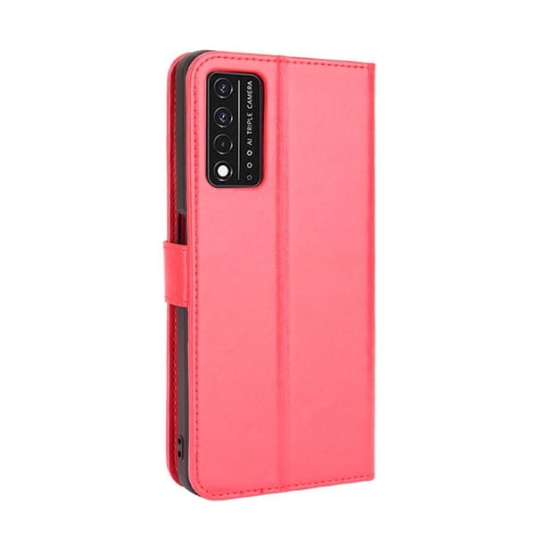 Funda tipo libro para T-Mobile REVVL V Plus 5G, cartera todo‑en‑uno, funda multifuncional con tarjetero y correa de muñeca desmontable