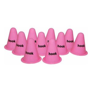 Genérico - 10 Conos Entrenamiento Agilidad Slalom Patinaje Rosa