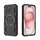 thumbnail image 1 of Funda FOXDOCK para iPhone 15 , magnética, resistente a golpes, con soporte, unisex, carga inalámbrica, 1 of 4