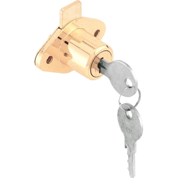 Cerradura para cajones Spectrum Brands, 7/8 pulgadas, chapada en latón