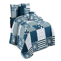 Genérico - Quilt Cubrecama De Verano King Con Diseno 17