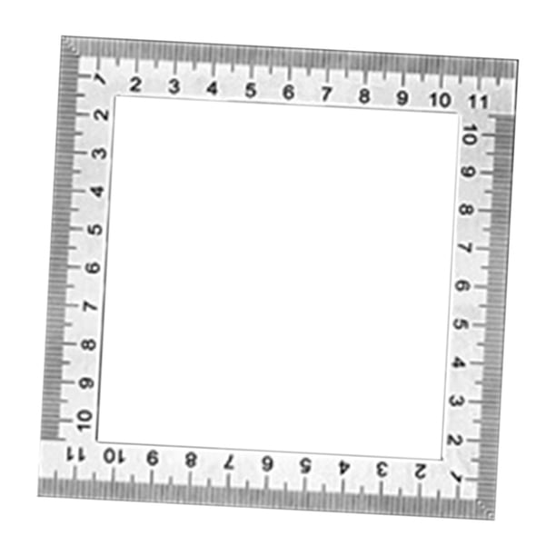 Equipo de Redacción de Reglas de Regla de Regla Cuadrada de 120 Mm Herramienta de Medición de Reglas de Medición para La Mesa de de La Mesa de