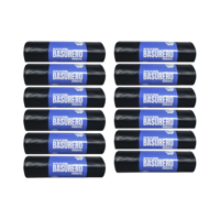 Genérico - Pack 12 Rollos Bolsas De Basura Basurero Municipal 90 X 120 Cm