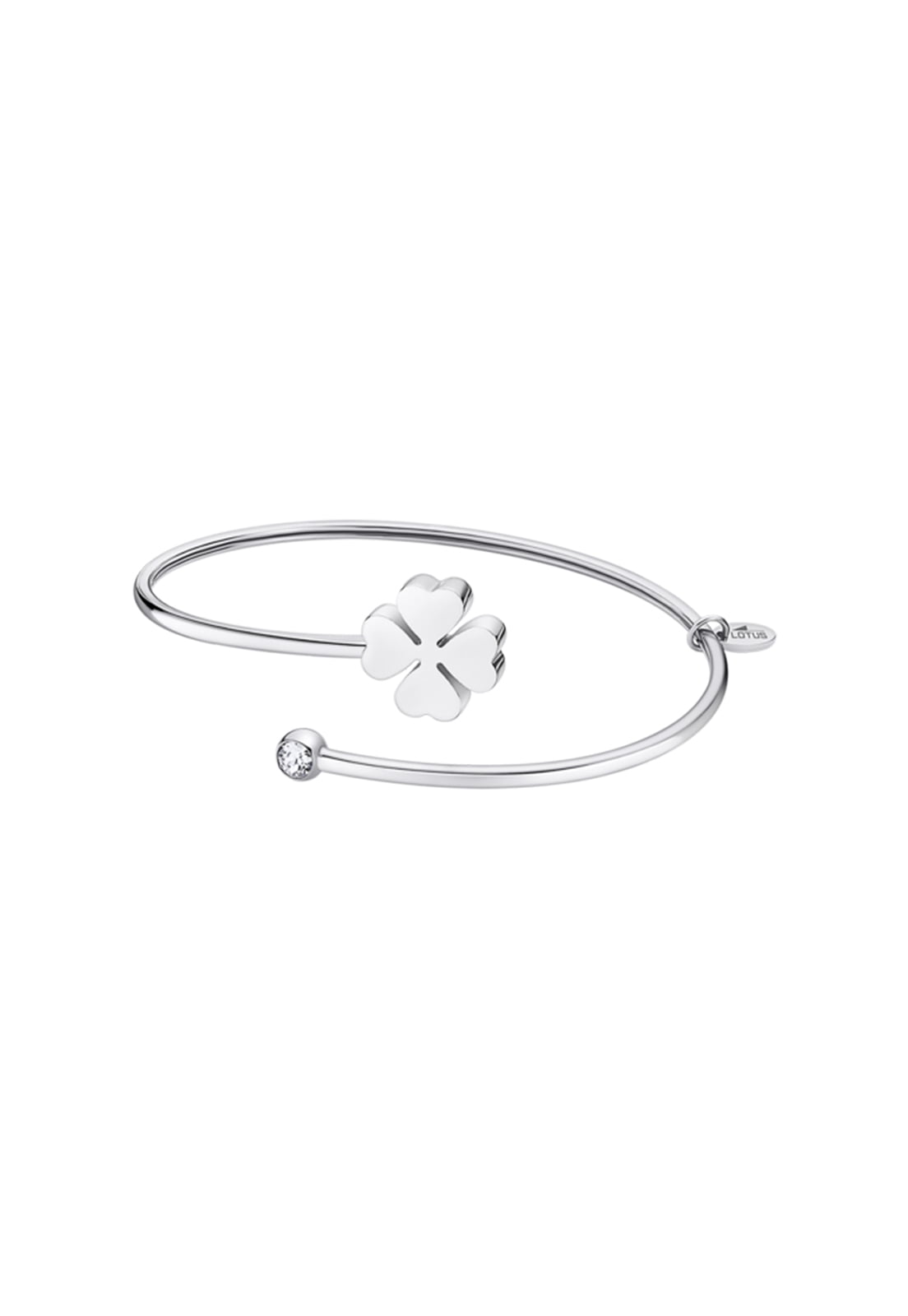 Lotus Style Bracciale Donna Millennial LS2169-2/5 - Acciaio Inossidabile 316L Con Trifoglio E Zirconia Blu - 2