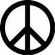 thumbnail image 1 of Decomural Peace Sign Hippie Simple WS-33465, 1 of 2