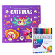 thumbnail image 1 of Libro Mándala Catrinas + 12 Plumones Doble Punta Fina/gruesa, 1 of 3