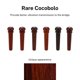 thumbnail image 2 of Pinzas de madera Donner para guitarra acústica con punto de abulón, 6 unidades, 2 of 9