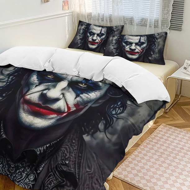 The Dark KnightCartoon Collection 3-Piece Comforter Set, Personalized Bedding Decor for Kids And Teens Bed Sheets