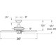 thumbnail image 5 of Ventilador de techo Hinkley 91 cm Bronce metálico mate, 5 of 9