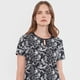 thumbnail image 3 of Polera Mujer Escote Cut Out Piping Negro Print Corona, 3 of 5