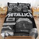 thumbnail image 1 of Metallica Practical Zip Function Smooth Bedding Surface Soft Layer Duvet Cover Sets for Rest Night, 1 of 3