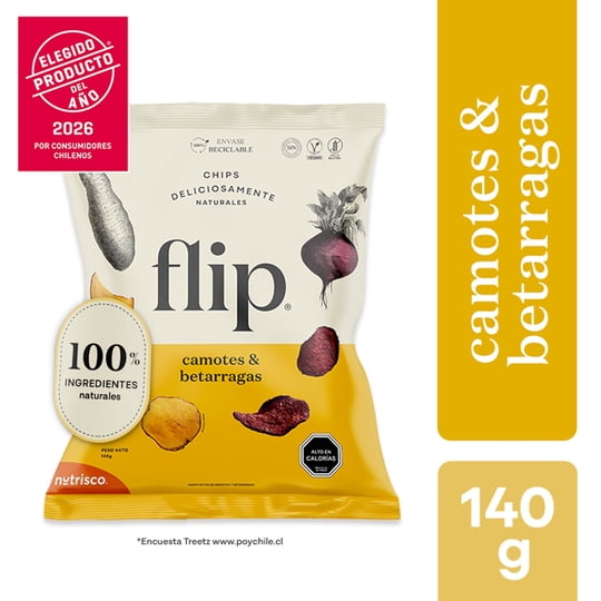 Chips Camote Betarraga 140 g Flip