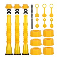 Magideal - Boquilla Del Recipiente De Gas, Reemplazo Del Surtidor Del Recipiente De Gas, Almohadilla De Goma Gruesa Con Tapa Del Recipiente De Gas, Kits De Surti 3 Juegos