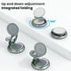 thumbnail image 4 of Cargador inalámbrico magnético 3 en 1 con iluminación LED dinámica, carga rápida de 15 W para iPhone Samsung AirPods, diseño plegable de 360° ajustable y protección de seguridad inteligente-Negro, 4 of 7