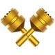 thumbnail image 1 of 2x extensión del mando , mando Thumb Rocker para piezas de repuesto , Dorado, 1 of 5