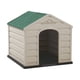 thumbnail image 1 of Casa Para Perro Pequeña Rimax Ubq Taupe De Techo Verde, 1 of 5