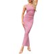 thumbnail image 1 of INSPIRE CHIC Vestidos Fruncidos para Mujeres con Dobladillo con Abertura Sin Mangas Midi L Rosa, 1 of 6