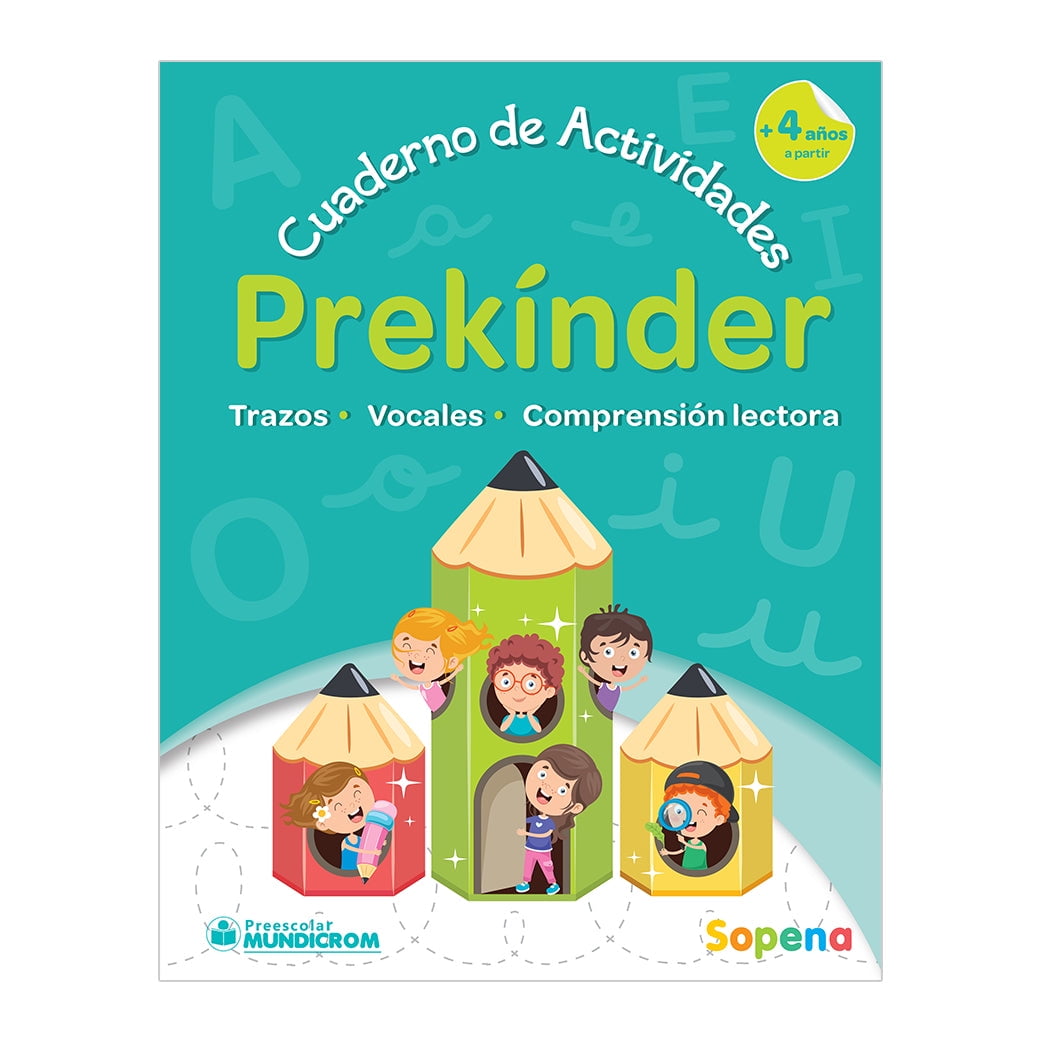 Mundicrom - Cuaderno De Actividades Y Caligrafía Pre Kinder