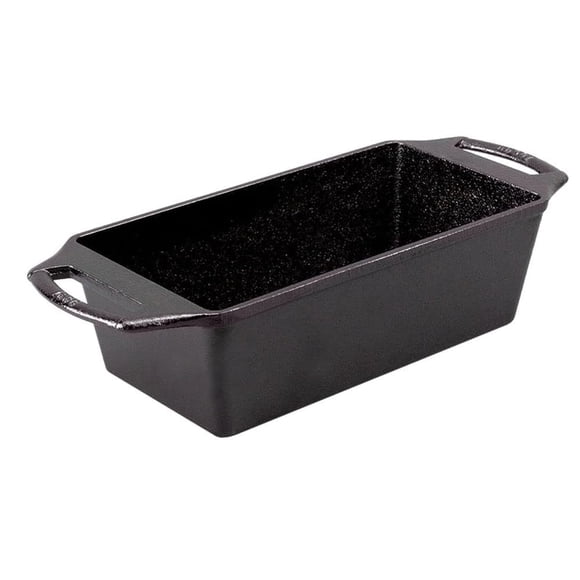 Pan Lodge de hierro fundido, 21,59 x 11,43 cm, color negro