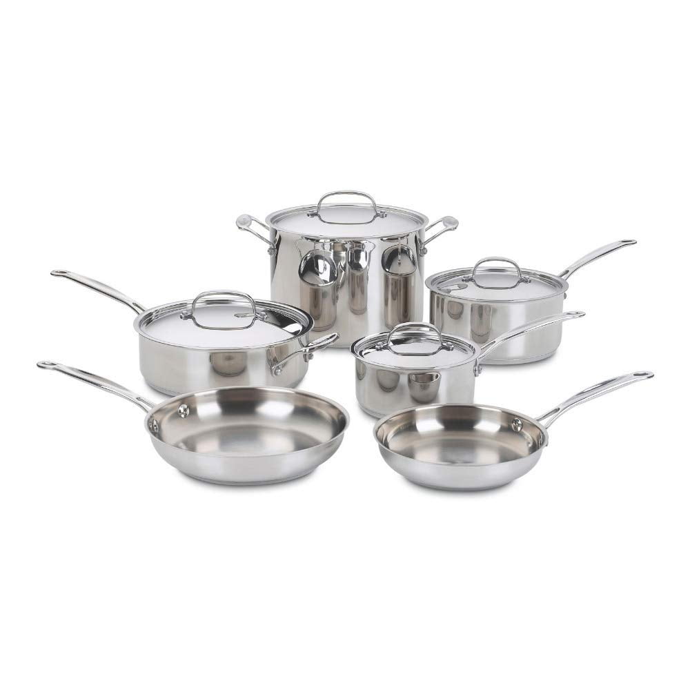 Juego De Utensilios De Cocina Cuisinart Chef's-classic-inoxidable De 10 Piezas