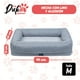 thumbnail image 2 of Cama de perro cuadrada Duke talla M 70 x 50 x 16 cm Gris, 2 of 11