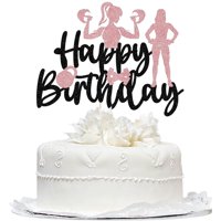 Fiesta De Cumpleaños Con Temática De Gimnasio Y Fitness De Cake Topper Bekaterea