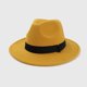 thumbnail image 4 of Sombrero de Fieltro Mujer Estilo Vaquero Cowboy, 4 of 5