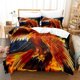 thumbnail image 2 of Water And Fire Phoenix Black Quilt Duvet Cover Set Home Textiles Soft Bedding3-Piece Bedding Set, 2 of 5