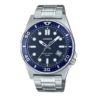 Reloj Casio Standard Analog Stainless Steel Blue Dial Quartz Mtd-135D-2Av Men'S Watch