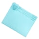 thumbnail image 5 of Estera De Silicona Para Manualidades, Moldes De Fundición De Joyería Resistentes Al Calor Para Pintar, Color Azul, 5 of 5