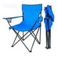 thumbnail image 1 of Silla plegable azul, 1 of 3