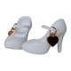 thumbnail image 3 of Zapatos De Figura De Muñeca Zapatos De Tacón Alto Para Muñeca Modelo Vestir Figuras De Soldados Blanco, 3 of 3