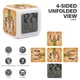 thumbnail image 3 of La Nueva Escuela del Emperador theme 7 colors Alarm Clock Digital LED Alarm Clock Gifts for kids friends family, 3 of 6
