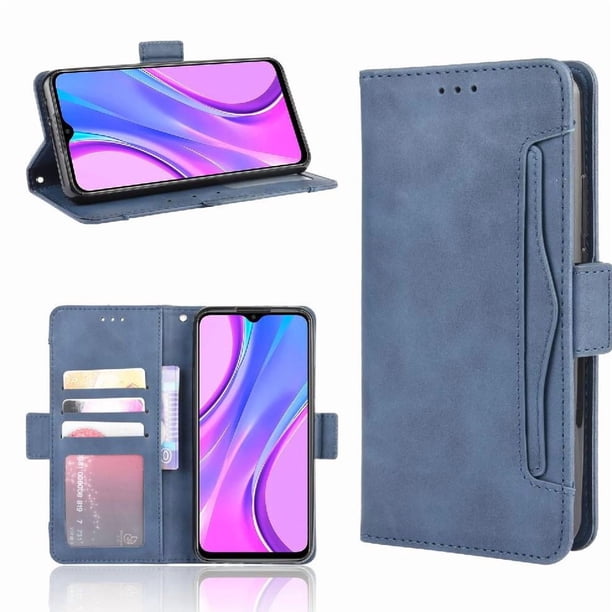 Funda Cartera Magnética para Xiaomi Redmi 9- Tarjetero Desmontable, Cuero PU, Soporte