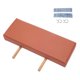 thumbnail image 5 of Extensor De Longitud Para Mesa De Masaje, Inserto Simple, Cubierta Universal De PU, Almohadilla De Extensión, Color Rojo Y Marrón, 5 of 5