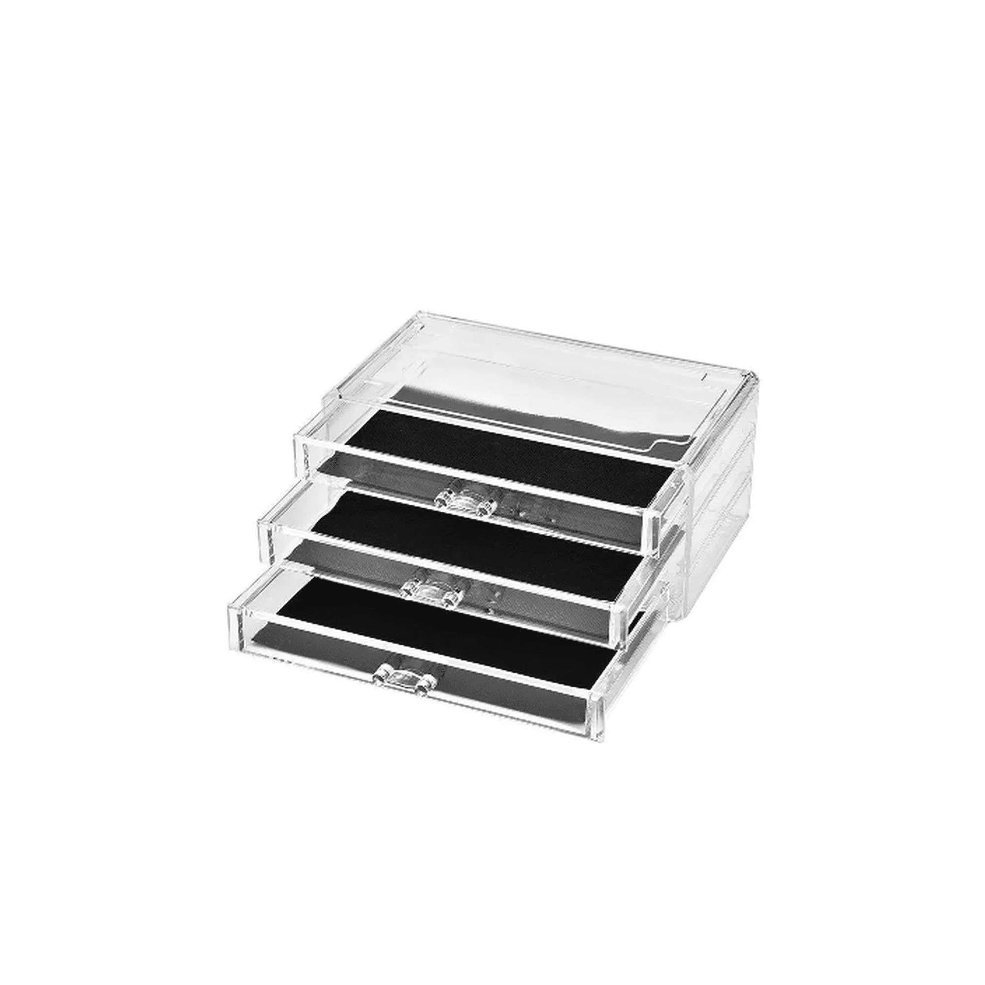 Genérico - Organizador Acrílico Para Maquillaje Y Cosmetiquero, Color Transparente