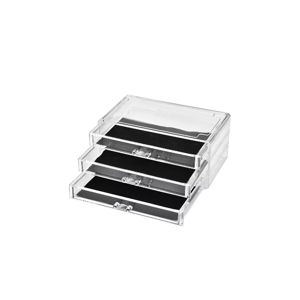 Genérico - Organizador Acrílico Para Maquillaje Y Cosmetiquero, Color Transparente