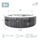 thumbnail image 2 of Spa Hot Tub Inflable Greywood Deluxe 6 Personas, 2 of 3
