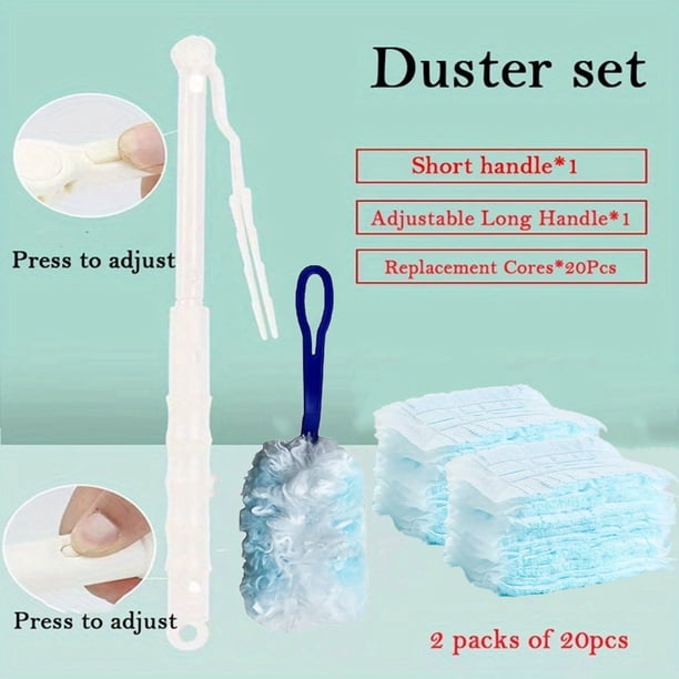 Effortlessly Clean Every Nook and Cranny with Our Disposable Electrostatic Duster Set - Non-Dusty, Chicken Feather Design at an Affordable Price!