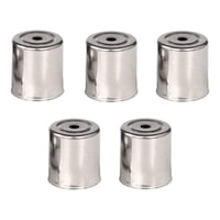 Magideal - 5 Piezas De Repuesto Para Microondas, Tapas Para Horno, Ligeras, De Gran Capacidad De Soporte, Repuestos Para Horno, Piezas De Reparación Para Oficina Gris Claro 17X15Mm
