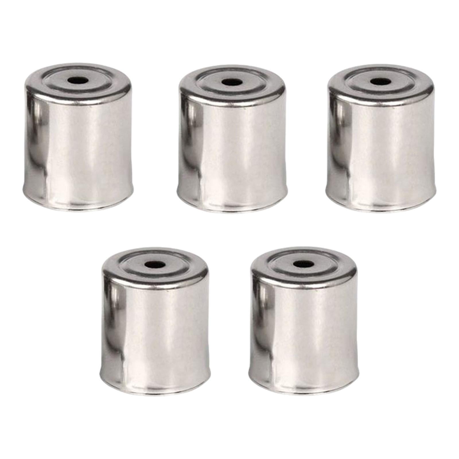Magideal - 5 Piezas De Repuesto Para Microondas, Tapas Para Horno, Ligeras, De Gran Capacidad De Soporte, Repuestos Para Horno, Piezas De Reparación Para Oficina Gris Claro 17x15mm