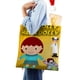 thumbnail image 4 of Miss Polly Had a Dolly Bolso de tela con estampado de lienzo para mujer, bolsa de compras reutilizable y estética, con cremallera interior, regalo para mujer,40*40cm., 4 of 6