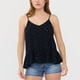 thumbnail image 3 of Blusa Mujer Pabilo Negro Flores Corona, 3 of 5