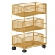 thumbnail image 3 of Carrito Para Debajo Del Escritorio, Práctico Organizador De Almacenamiento Con Ruedas Para Oficina, Hogar Y Baño L, 3 of 5